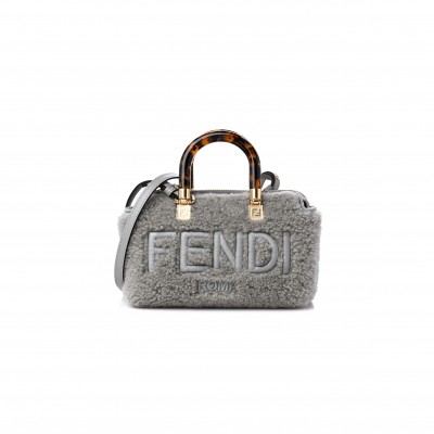 FENDI MINI BY THE WAY TOP HANDLE BOSTON GHIACCIO 8BS067ALP2F1CKX (17*12*8cm)